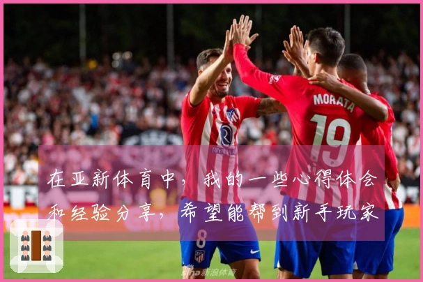 在亚新体育中，我的一些心得体会和经验分享，希望能帮到新手玩家！